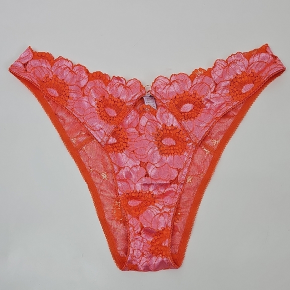 Savage X Fenty Other - Savage X Fenty Floral Pink & Orange Sexy Panties Sz:2X